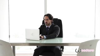 I pounded my secretary