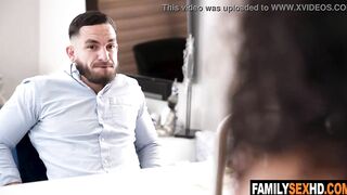 Grounded step sister asks brother for sex
