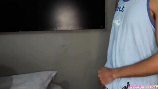 Stepmother caught cheating inside the act did not resist her