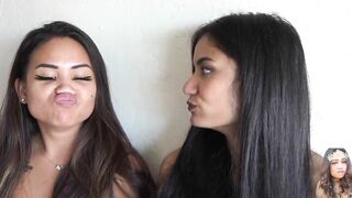 Exchanging nose tricks w/ Viva Athena