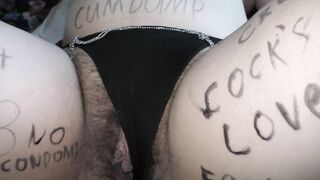 She become her stepdaddys bodywrited bimbo for creampies!