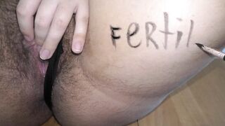 She become her stepdaddys bodywrited bimbo for creampies!