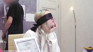 Hot patient give a head to cure from strange ill