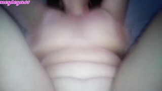 Huge butt lover gets anal banged and swallows my cum