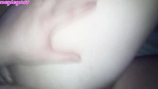 Huge butt lover gets anal banged and swallows my cum