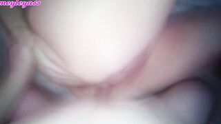 Huge butt lover gets anal banged and swallows my cum