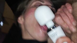 bitch licks it nice and clean