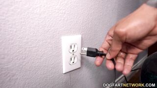 Bbcs Hoe Candice Dare Wants Double Penetration With TV Repairman Dudes