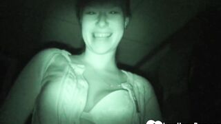 Night webcam captured a Bombshell blowing a penis