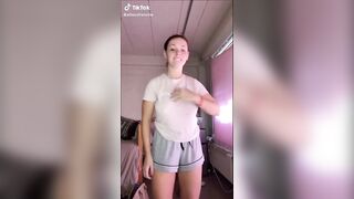 Tiktok (39) - Braless amateur flashing long melons watch through