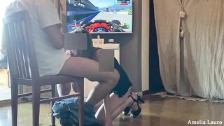 I MADE HIM CUM WHILE TRYING TO PLAY F1