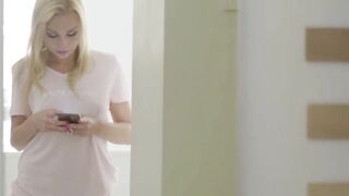 Sensual teens inviting her bf to view her surprise for