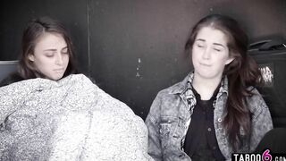 Homeless 18 lesbians Gia Derza and Evelyn Claire need a