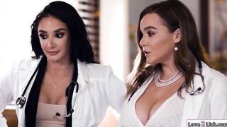two big titted stepmoms doctors lick stepdaughters snatch inside a threesome