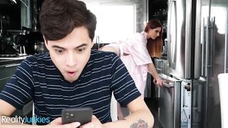 Reality Junkies - Athletic Dark Haired (Lilian Stone) Spreads Her Legs