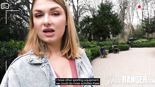 ANAL: Hooked up inside park then dick into booty (FRENCH