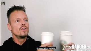 GODDESS COFFEE and WARM CUM inside mouth my SATISFY! DATERANGER.com