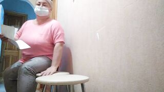 a stranger jerks off to me inside the corridor of the polyclinic