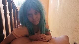 Fucking punk sluts blue hair