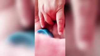 Sexywingedone loves vibrators inside her booty!