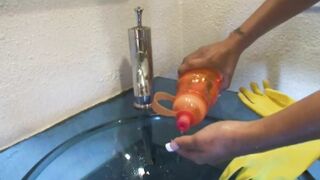 Crazy Hot Oiled BOOTY for a rea Long African Penis!! - (Episode #02)