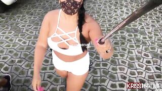 Kriss Hotwife Huge Cunt Dark Hair With Well Marked Camel Paw