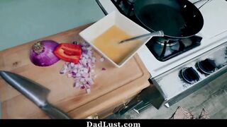 Adorable Daughter Blows Her Daddy's Fat Dick