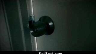 Adorable Daughter Blows Her Daddy's Fat Dick