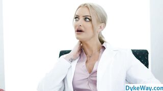 Doctors de-stressing together