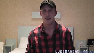 Blonde brit ride Luke Hardy