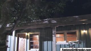 Brooke Banner - Huge natural tit are too much for