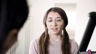 Lesbo 18 yo geeks Maya Woulfe takes revenge on her roommate