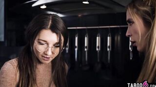 Lesbo 19 year old geeks Maya Woulfe gets back at her annoying