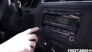 Thin Blonde Kristen Scott Fucks A Mechanic Stranger For A