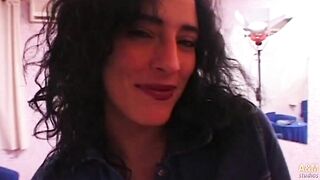 Her first time between them, very Cutie dyke.
