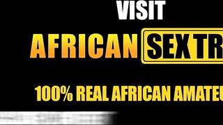 My african maid thinks getting drilled is her fav shore