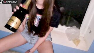 Blown ex-bf's penis while hubby is at work