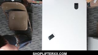 19 Year Old Avi Love is poked inside the ass by guard