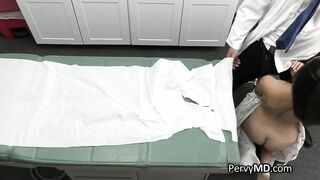 Big Tit african patient sucks doctor