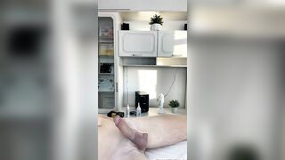 Waxing a man with a long penis, I just wanted to suck it