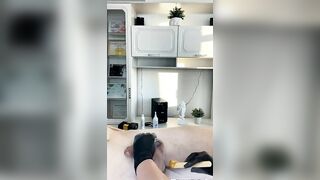 Waxing a man with a long penis, I just wanted to suck it