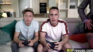 Lucky stepson has 2 stepmoms to nailed