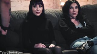 Fake lesbians making out