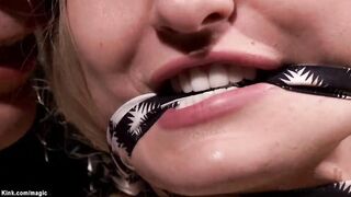 Blond into helpless bdsm hard plowed