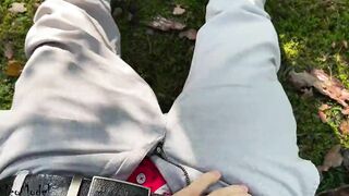 Outdoor bj inside the park. Blowing snake venom KleoModel