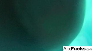 Underwater concealed camera dyke fun with Alix & Jenna