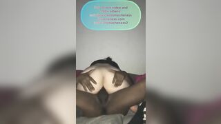 Hard interracial anal with no lube! Insta is Smashenass2