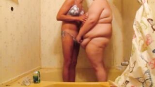 Wifey Gets Breed By Bombshell Sissy Into The Shower Deep Cream Pie