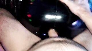 Boned Tight Cunt inside Shiny Ripped Leather Wetlook Pants
