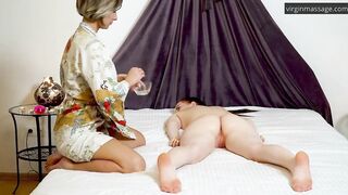 Long titted dark hair innocent goddess Daria Kuka massaged